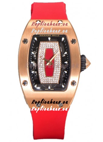 Richard Mille RM007 18K Rose Gold Automatic Superclone Swiss Watch