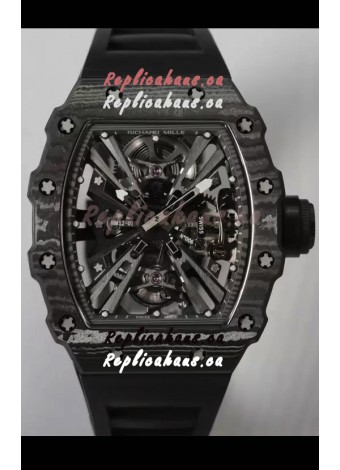 Richard Mille RM12-01 Carbon Fiber Case Genuine Tourbillon Movement 1:1 Mirror Replica Watch