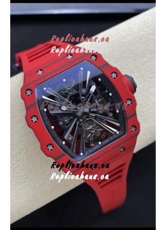 Richard Mille RM12-01 Carbon Fiber Case Genuine Tourbillon Movement 1:1 Mirror Replica Watch