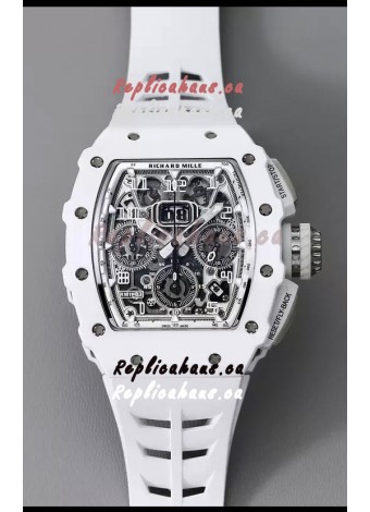 Richard Mille RM11-03 Titanium/White Ceramic 1:1 Mirror Quality Swiss Replica Watch