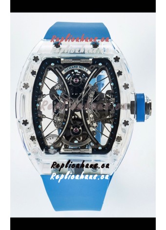 Richard Mille Super Clone RM53-01 Pablo Mac Donough Sapphire Casing with Original Tourbillon Movement