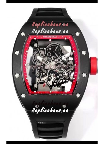 Richard Mille Super Clone RM055 Ceramic Casing with Genuine Tourbillon Watch 