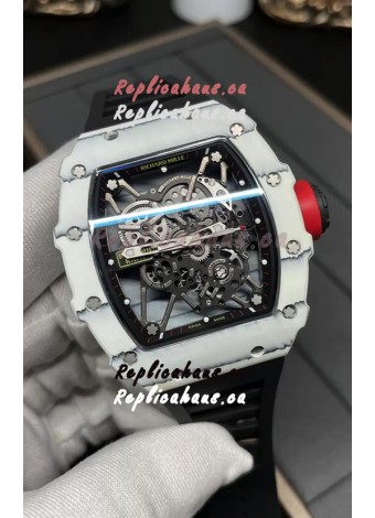 Richard Mille RM35-01 Rafael Nadal Carbon Fiber Casing with Genuine Tourbillon Super Clone Watch