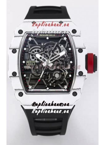 Richard Mille RM35-01 Rafael Nadal Carbon Fiber Casing with Genuine Tourbillon Super Clone Watch