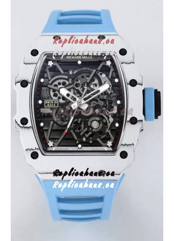 Richard Mille RM35-01 Rafael Nadal Carbon Fiber Casing with Genuine Tourbillon Super Clone Watch