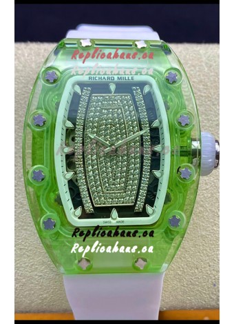 Richard Mille RM-07-02 Green Sapphire Ladies 1:1 Mirror Replica Watch 