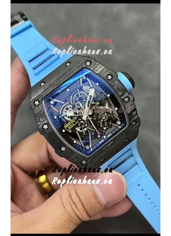 Richard Mille RM35-02 Rafael Nadal Carbon Fiber Casing with Genuine Tourbillon Super Clone Watch