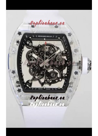 Richard Mille RM055 Transparent Sapphires Casing with Genuine Tourbillon Super Clone Watch
