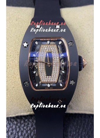 Richard Mille RM-07-01 DLC Coated Casing Ladies 1:1 Swiss Replica Watch