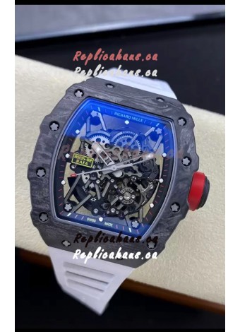 Richard Mille RM35-02 Rafael Nadal Carbon Fiber Casing with Genuine Tourbillon Super Clone Watch