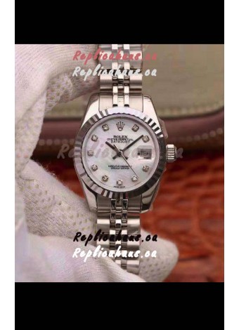 Rolex Datejust Ladies 28MM Cal.3135 Movement Swiss Replica in 904L Steel Casing