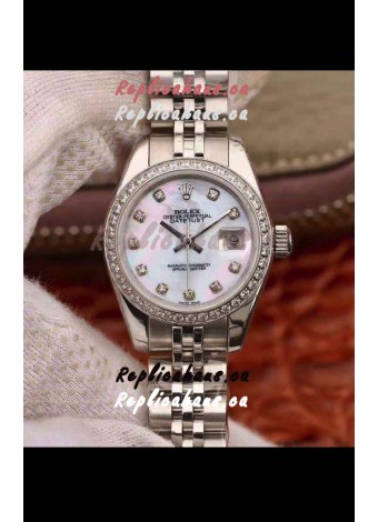 Rolex Datejust Ladies 28MM Cal.3135 Movement Swiss Replica in 904L Steel Casing