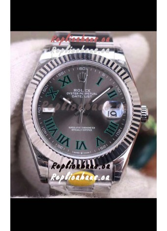 Rolex Datejust Wimbledon Cal.3235 Movement Swiss Watch - Ultimate 904L Steel 41MM
