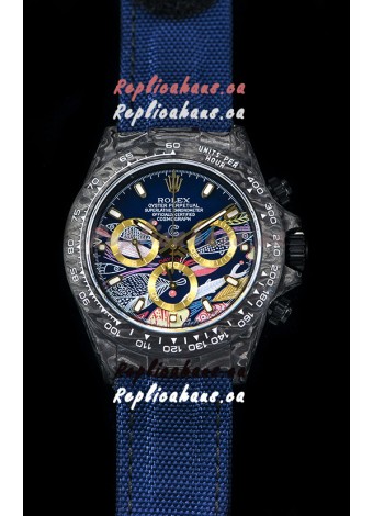 Rolex Daytona CHRONUSART Forged Cabon Casing 1:1 Mirror Replica Multicolored Dial