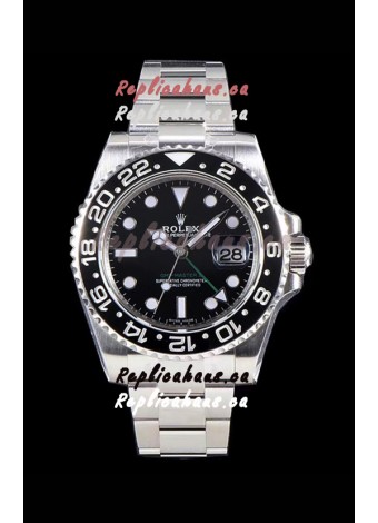 Rolex GMT Master II 116710LN Ceramic Bezel Cal.3186 Movement Swiss Replica - Ultimate 904L Steel Watch