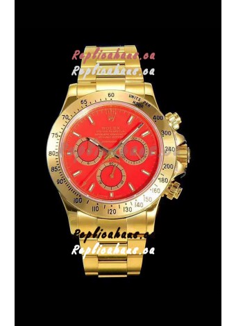 Rolex Daytona 116508 Yellow Gold Original Cal.4130 Movement - 1:1 Mirror 904L Steel Watch