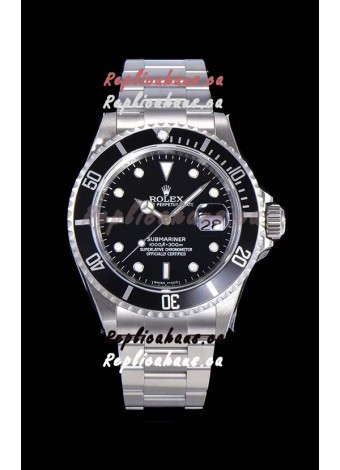 Rolex Submariner Classic Edition Swiss Replica Watch 904L Steel Casing - 1:1 Mirror Replica