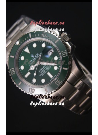 Rolex Submariner HULK Japanese Replica Watch - Ceramic Bezel in Green Dial/Bezel