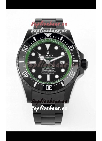 Rolex SeaDweller Deepsea BLAKEN Black Dial in 1:1 Mirror Quality - PVD Casing