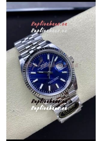 Rolex Datejust Cal.3235 Movement 1:1 Mirror Replica 904L Steel 36MM - Blue Dial
