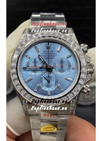 Rolex Cosmograph Daytona M116506-0002 ICE BLUE Dial Original Cal.4130 Movement - Ultimate 904L Steel Watch