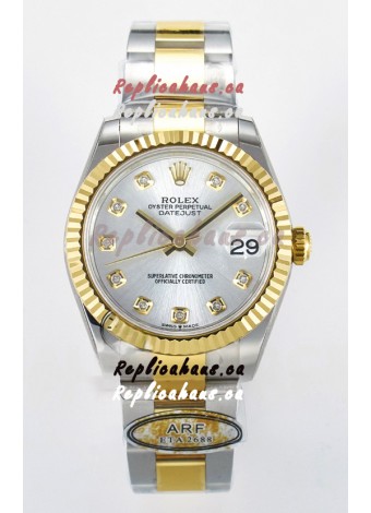 Rolex Super Clone Datejust ETA 2688 Movement 31MM Two Tone Yellow Gold Swiss Steel Dial 