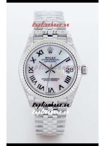 Rolex Datejust M126234 36MM ETA2836 White Mother of Pearl Dial - Roman Numerals 