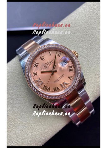 Rolex Datejust 126281RBR-0016 36MM Swiss 1:1 Mirror Replica in 904L Champange Dial