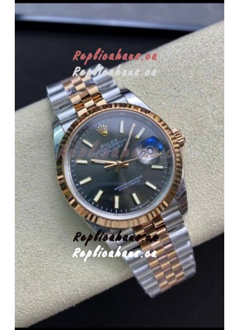 Rolex Datejust 126231 36MM Swiss 1:1 Mirror Replica Watch in 904L Steel - Grey Dial