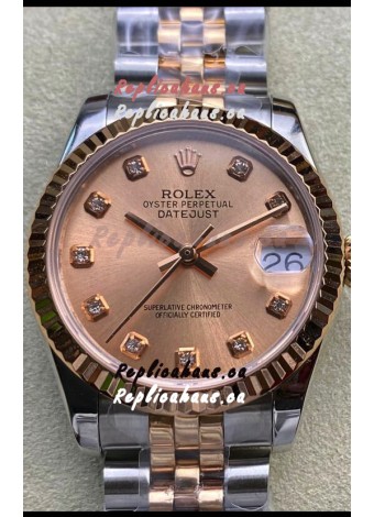 Rolex Datejust 278271 31MM Swiss Replica in 904L Steel in Champange Dial - 1:1 Mirror Replica