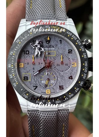 Rolex Cosmograph Daytona DiW Space Mission Carbon Fiber Watch Cal.4130 Movement
