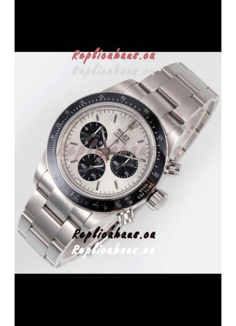 Rolex Daytona Super Clone BLAKEN Paul Newman Steel Dial Swiss Replica Watch - 4130 Movement