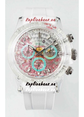 Rolex Daytona AET Remould XMAS Sapphires Casing 1:1 Swiss Replica Watch 