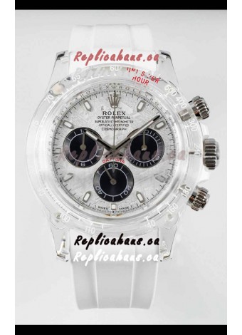 Rolex Daytona AET Remould Meteorite Dial Sapphires Casing 1:1 Swiss Replica Watch 