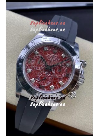 Rolex Cosmograph Daytona Grossular Rubellite Dial Original Cal.4130 Movement - 904L Steel Watch