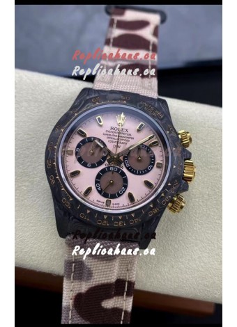 Rolex Daytona DiW Desert Eagle Edition Watch - Forged Cabon Casing 1:1 Mirror Replica