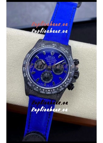 Rolex Daytona DiW Miami Blue Edition Watch - Forged Cabon Casing 1:1 Mirror Replica