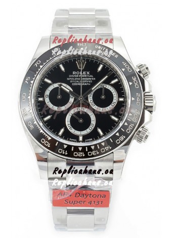 Rolex Cosmograph Daytona 126500 Black Dial Cal.4131 Movement - 904L Steel Watch