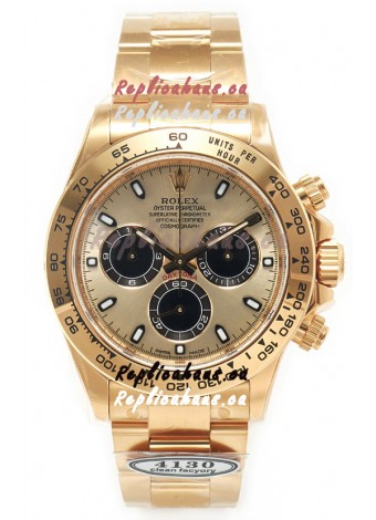 Rolex Cosmograph Daytona M116508 Yellow Gold Casing and Gold Dial Original Cal.4131 Movement