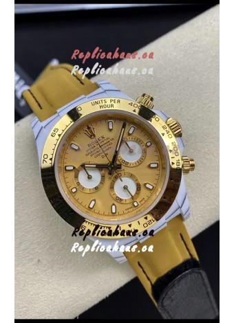 Rolex Cosmograph Daytona DiW GOLDEN ESSENCE Edition White Carbon Fiber Watch - Cal.4130 Movement 