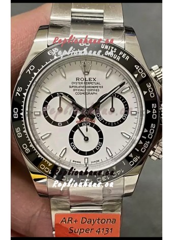 Rolex Cosmograph Daytona M126500LN White Dial Original Cal.4131 Movement - 904L Steel Watch