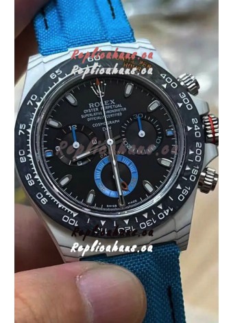 Rolex Cosmograph Daytona DiW RACING BLUE Edition Carbon Fiber Watch - Cal.4130 Movement 