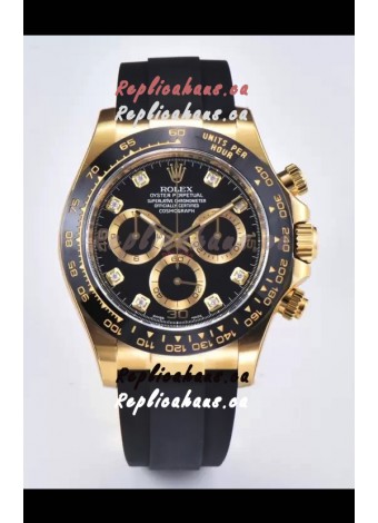 Rolex Cosmograph Daytona M116518LN Yellow Gold Original Cal.4130 Movement - 904L Steel Watch