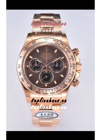 Rolex Cosmograph Daytona M116505-0013 Rose Gold Original Cal.4130 Movement - 904L Steel Watch