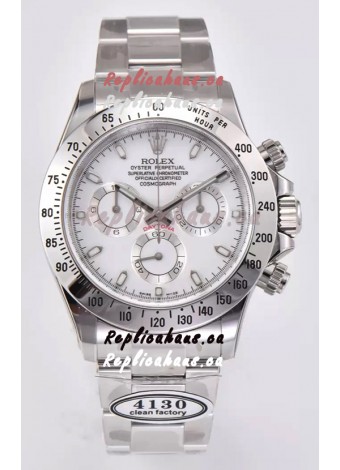 Rolex Cosmograph Daytona M116520-78590 Original Cal.4130 Movement - 904L Steel Watch