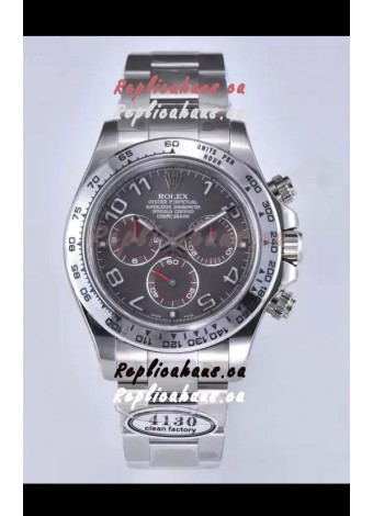 Rolex Cosmograph Daytona M116519 Original Cal.4130 Movement - 904L Steel Watch Grey Dial