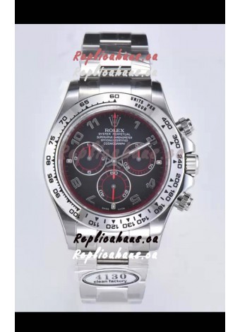 Rolex Cosmograph Daytona M116519 Original Cal.4130 Movement - 904L Steel Watch Black Dial