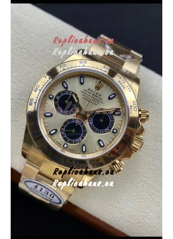 Rolex Cosmograph Daytona M116508-0014 Yellow Gold Original Cal.4130 Movement - 904L Steel Watch