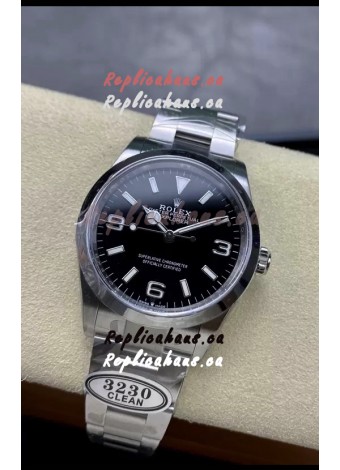 Rolex Explorer I M124270 Black Dial 36MM - 904L Steel in ETA 3230 Movement 