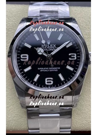 Rolex Explorer I M124270 Black Dial 36MM - 904L Steel in ETA 3230 Movement